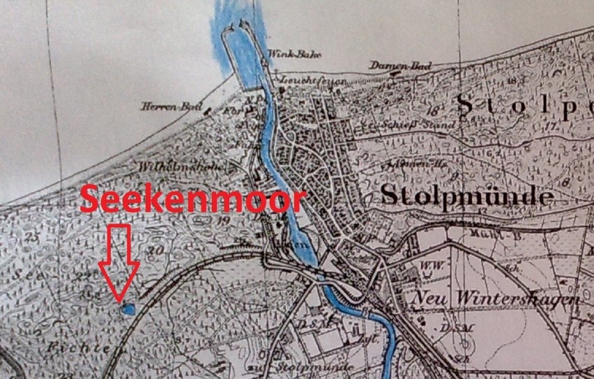 Seekenmoor - mapa po 1911