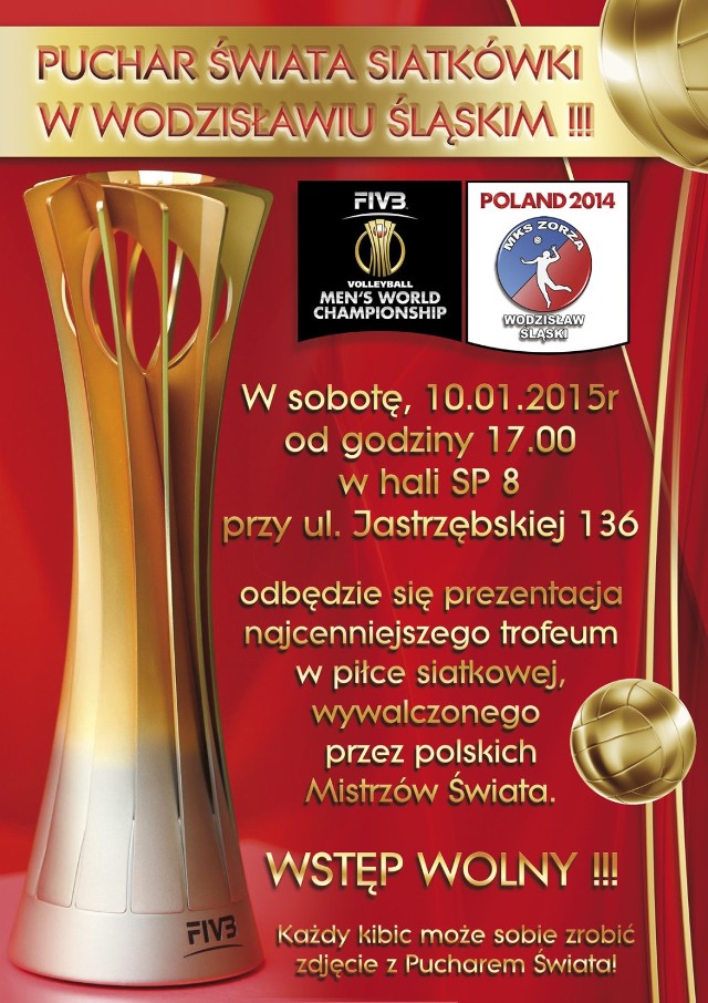 Zobacz cenne trofeum w Wodzisławiu Śl.