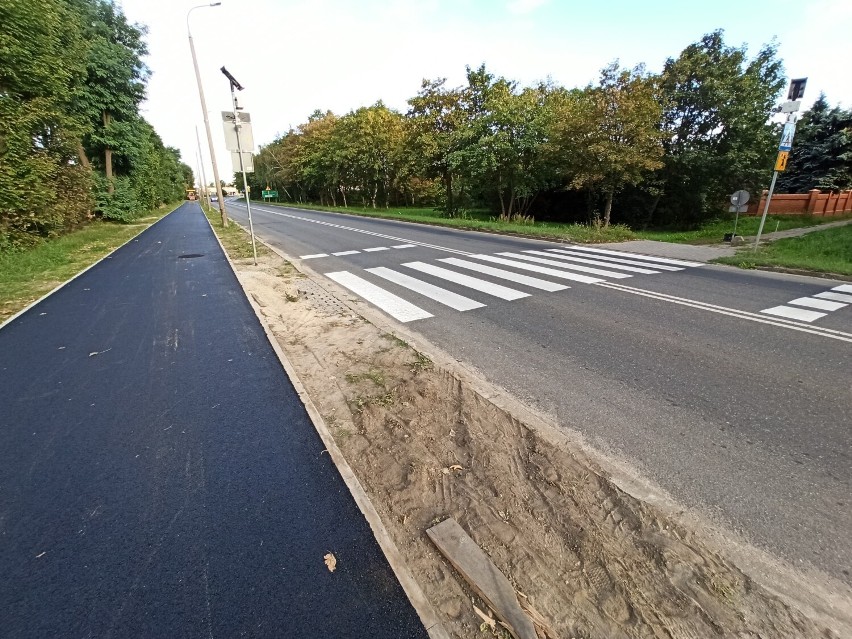 Ścieżka na ulicy Poznańskiej w Rawiczu