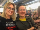 Od 2020 roku nagroda im. Pawła Adamowicza. Magdalena Adamowicz spotkała się we Frankfurcie z polską noblistką literacką Olgą Tokarczuk 