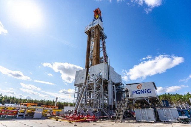 PGNiG pokazało nagranie nowego źródła gazu odkrytego w Sierosławiu pod Poznaniem