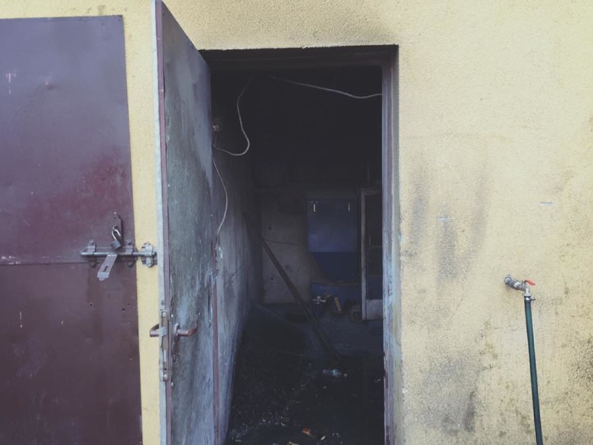 Kłodawa: Pożar kotłowni na ulicy Cegielnianej