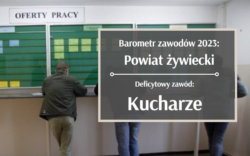 Kogo w powiecie żywieckim potrzeba do pracy? Jakie zawody są deficytowe? Tych pracowników teraz brakuje!  Zobacz barometr zawodów 2023