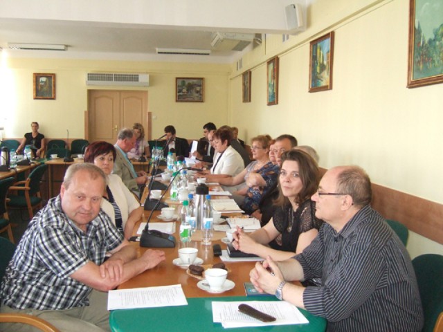 Na spotkaniu przewodniczących rad z władzami miasta był obecny także Józef Sołtys (pierwszy od lewej), który do wyborów pełni tę funkcję w dzielnicy Śródmieście.