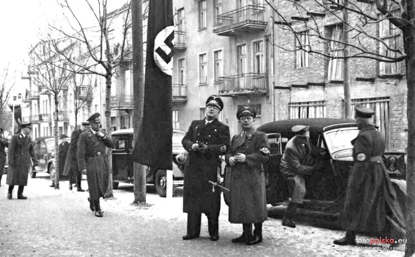 Niemieckie mundury na ulicach Olkusza były obecne przez...