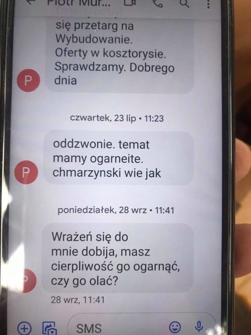 - W taki sposób wiceburmistrz Piotr Murawski, prawdopodobnie...