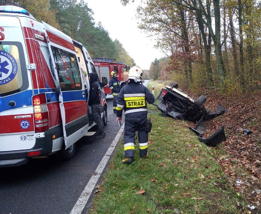 Do wypadku doszło w sobotę, 2 listopada, koło Łubianki pod...