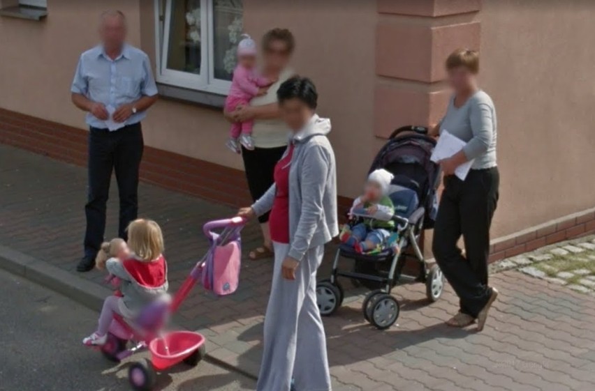 Mieszkańcy gminy Grębocice w obiektywie Google Street View