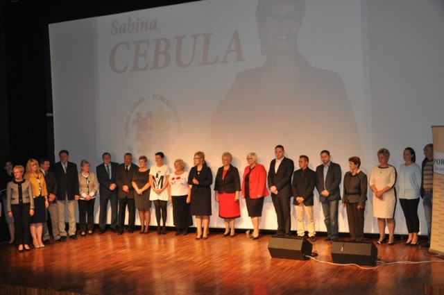 Wybory 2014 - konwent wyborczy Sabiny Cebuli