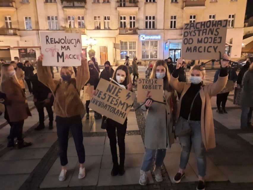 Protest kobiet w Kaliszu