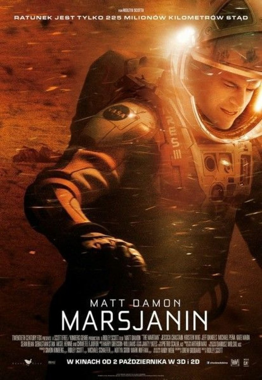 „Marsjanin” Ridleya Scotta podbija kina. To także zasługa Polaków