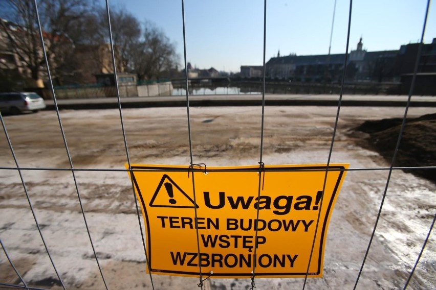 Remont mostów Pomorskich we Wrocławiu, marzec 2020