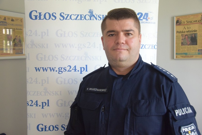 asp. szt. Krzysztof Wojsznarowicz, oficer prasowy KPP...