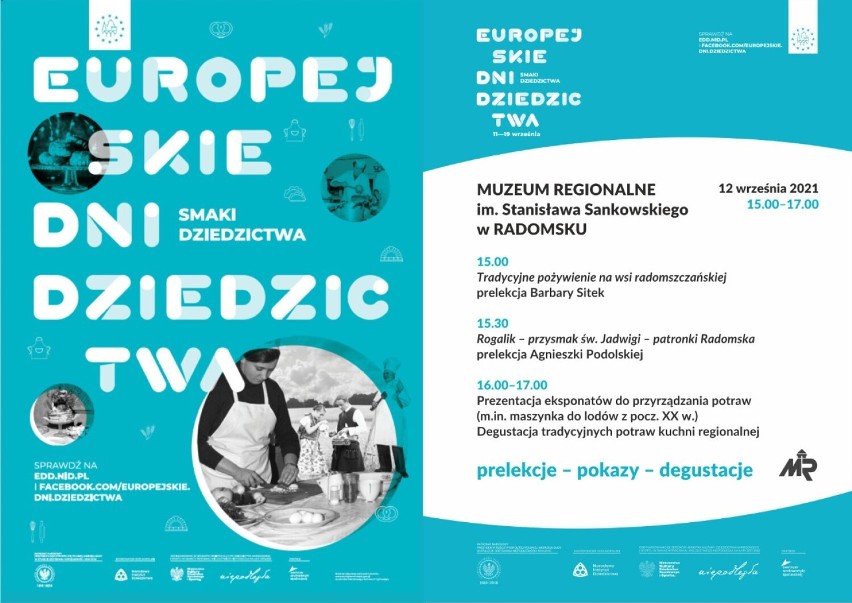 Muzeum Regionalne w Radomsku zaprasza na Europejskie Dni Dziedzictwa ph. "Smaki Dziedzictwa"