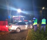 Śmiertelny wypadek przy ul. Łęczyckiej w Elblągu. Zginął kierowca volkswagena