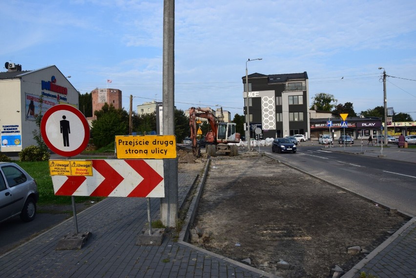 Uwaga! Zamykają skrzyżowanie w centrum Wielunia. Zbudują kolejne rondo