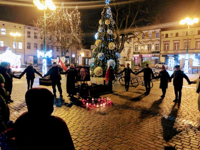 Lublińczanie uczcili pamięć zamordowanego prezydenta Gdańska