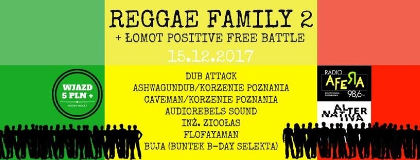 Reggae Family 2

Alternativa Club - ul. Święty Marcin 80/82....