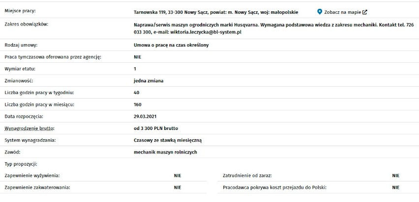 SERWISANT/MECHANIK
Numer: S t P r / 2 1 / 0 6 9...