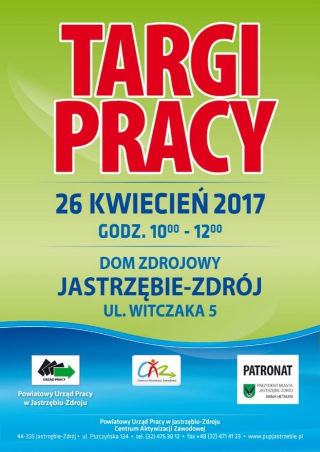 Targi Pracy w Jastrzębiu: spotkaj się z pracodawcami