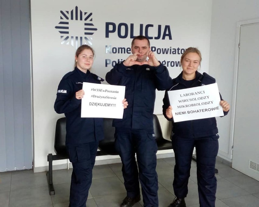 Specjalny komunikat wągrowieckiej policji: Jesteście naszymi bohaterami!