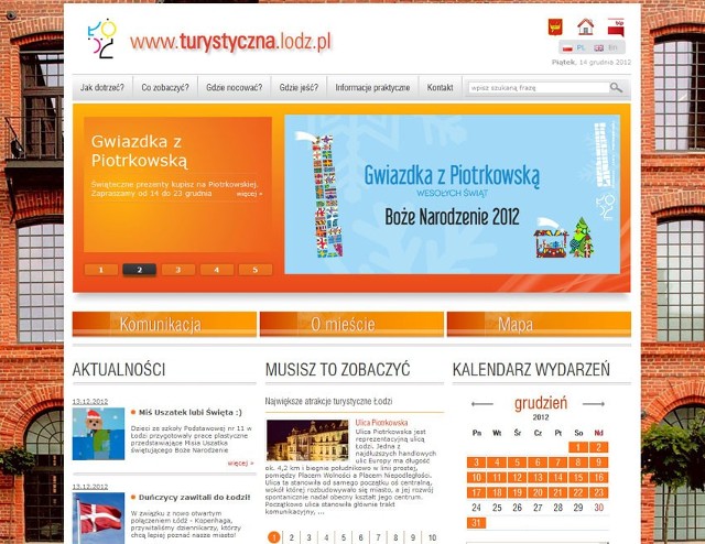 www.turystyczna.lodz.pl zdobyła nagrodę główną w plebiscycie Travel Camp