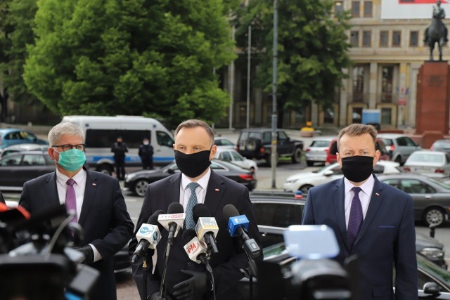 Prezydent Andrzej Duda w Katowicach: Sytuacja na Śląsku jest opanowana