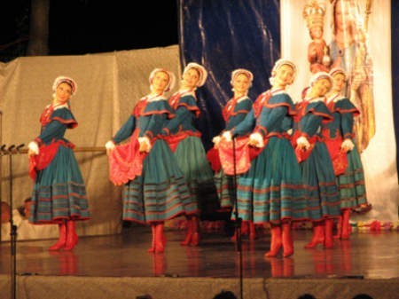 Mazowsze dało wspaniały występ, który na długo pozostanie w pamięci leśniowskich widzów. fot. K. Suliga