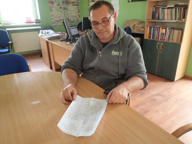 Włocławianin Cezary Wawrzyńczak napisał do dyrekcji lecznicy prośbę o przywrócenie zabiegów