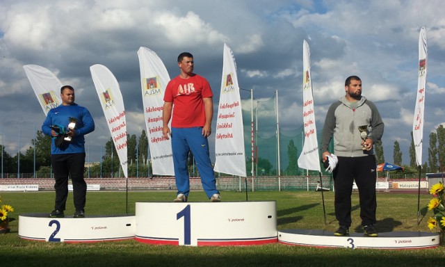 Rafał Kownatke na podium w Krakowie