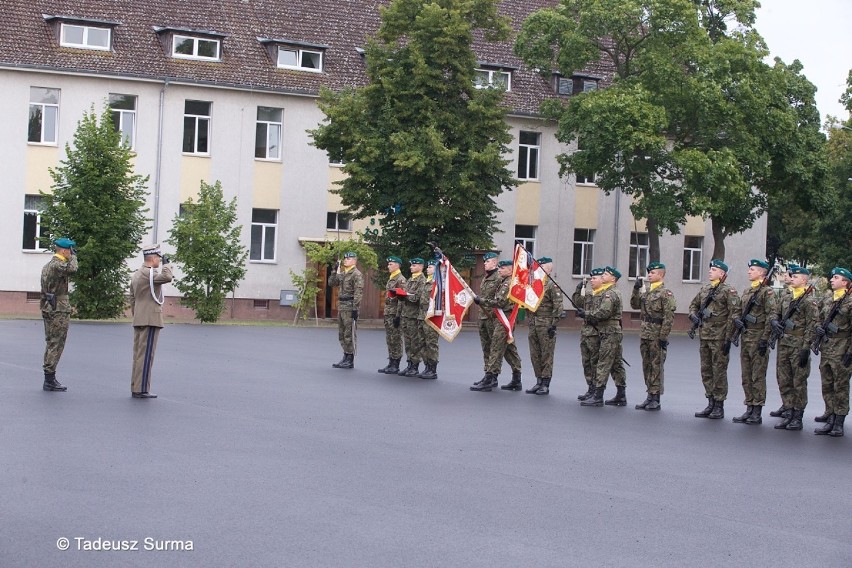 Dziś w białych koszarach w Stargardzie odbył się uroczysty...