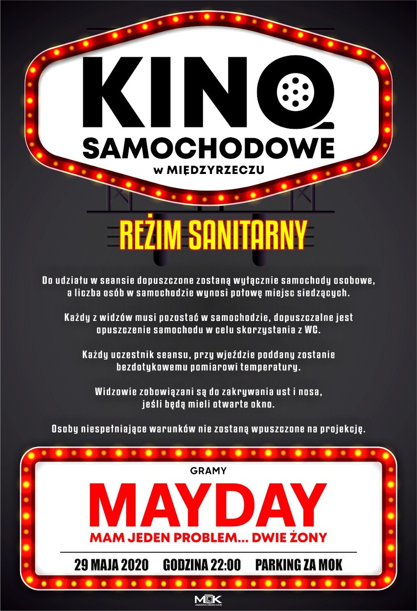 29 maja w Międzyrzeczu będzie samochodowe kino! Plenerowe...