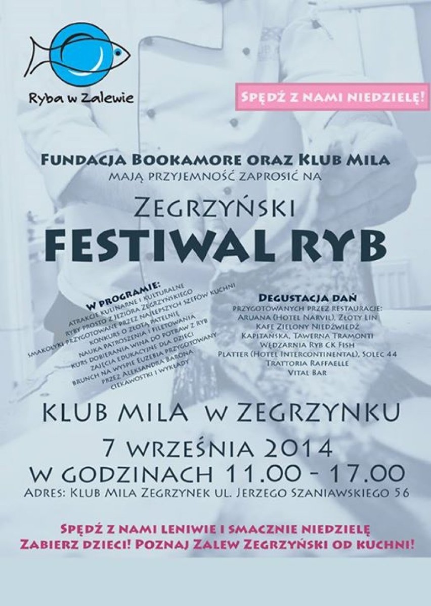Festiwal Ryb to dobry pomysł na odpoczynek nad Zalewem...