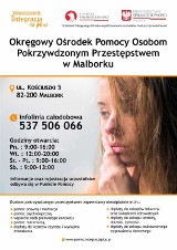 Malbork. Nowo otwarty ośrodek oferuje szeroką bezpłatną pomoc dla ofiar przestępstw