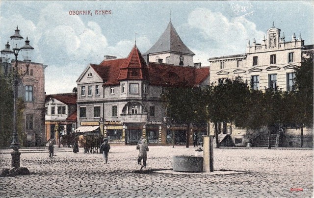 Rynek w Obornikach (1910 rok)