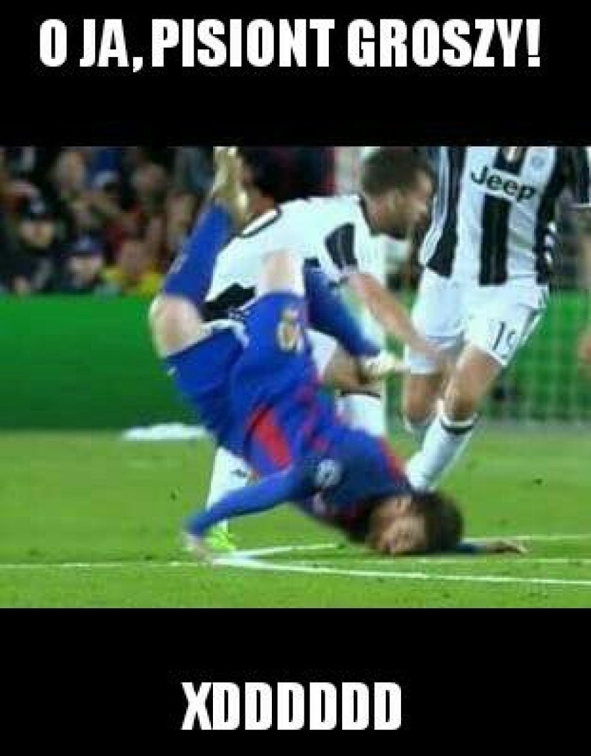 MEMY Barcelona - Juventus. Tym razem nie było remontady,...