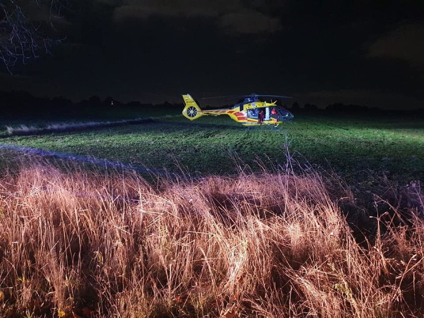 Czołówka na drodze między Mrzezinem i Połchowem - 29.10.2020