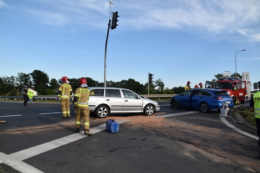 Wypadek pod Śremem na DW 434