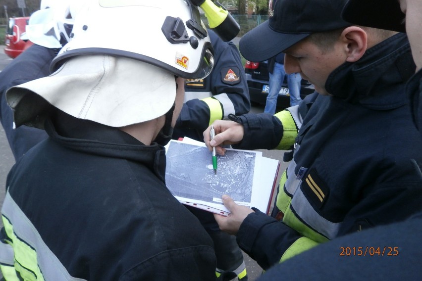 Ćwiczenia strażaków OSP w Rybniku