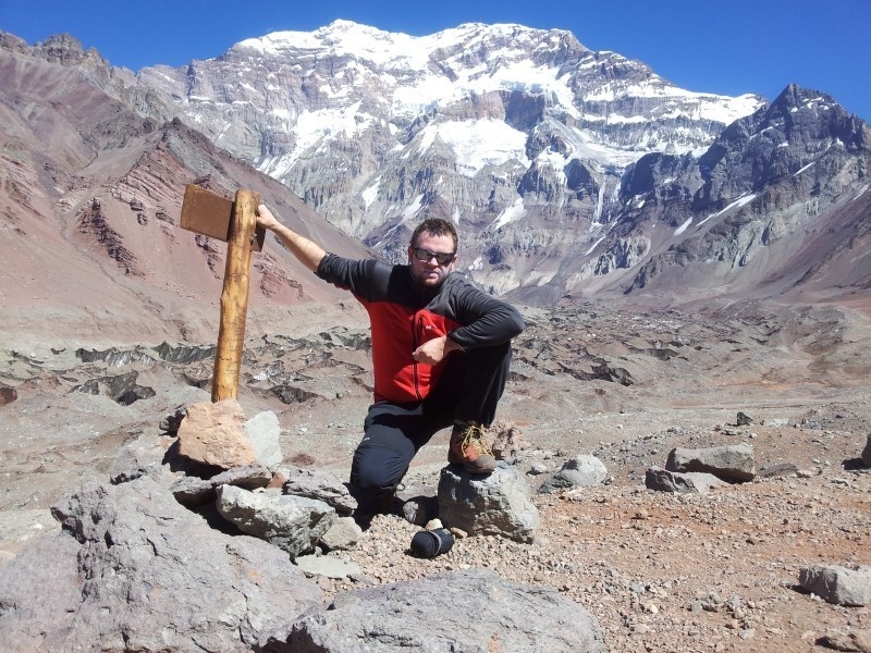 Michał Słowioczek wspinał się na najwyższy szczyt półkuli zachodniej i obu Ameryk - Aconcagu