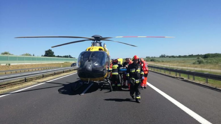 Po godz. 10 na autostradzie A1 na wysokości Warlubia...