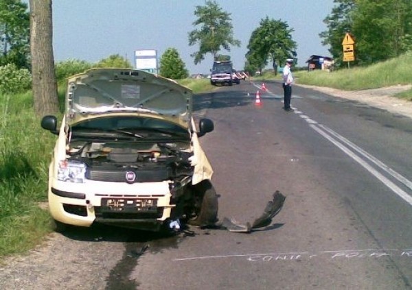 Dwie osoby zostały ranne w wypadku na K74 w Kocudzy