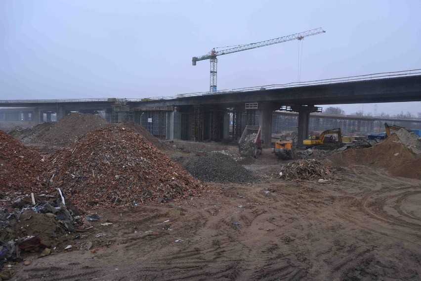 Trwają prace przy budowie Południowej Obwodnicy Gdańska. Pogoda sprzyja budowlańcom
