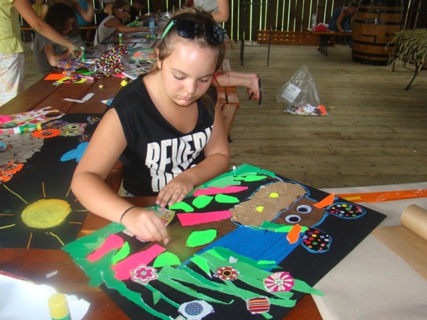 Obóz w ramach projektu "Pozytywka" dla dzieciaków z Rybnika