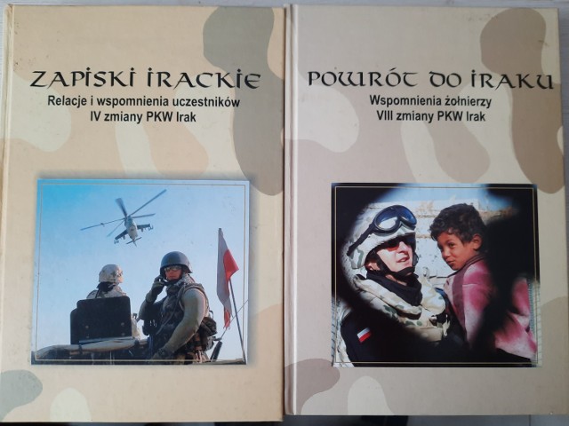 "Zapiski irackie" i "Powrót do Iraku" to pamiętniki żołnierzy Czarnej Dywizji, napisane ciekawym, wartkim językiem