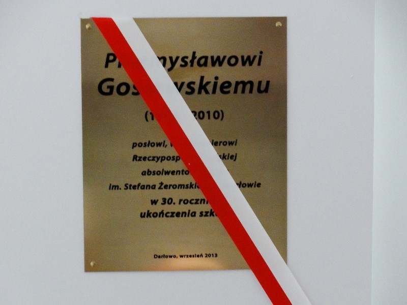 Przemysław Gosiewski ukończył darłowskie liceum