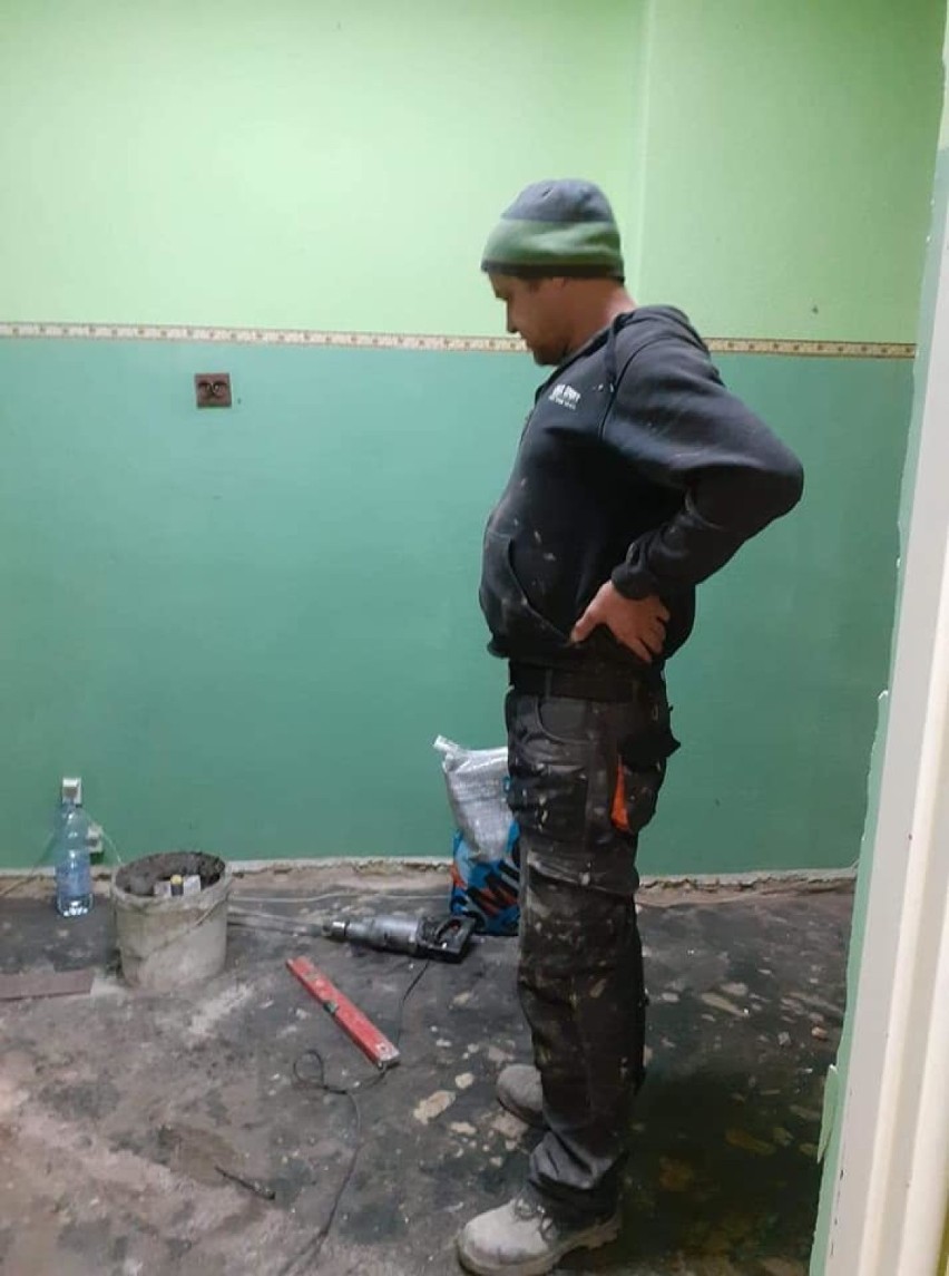 Lwówek. Warsztat Terapii Zajęciowej w Grońsku działa aktywnie w czasie pandemii i remontuje swój budynek 