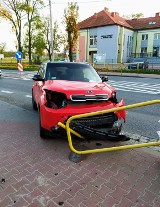 Wypadek na DK 74 w Paradyżu. Samochód osobowy zderzył się z ciężarowym [ZDJĘCIA]