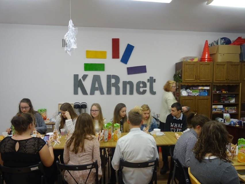 Klub KARnet wspólnie zasiadł do wigilijnego stołu