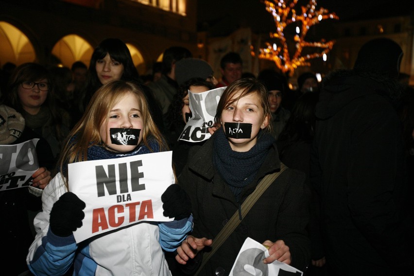 STYCZEŃ - Protes przeciwko ACTA